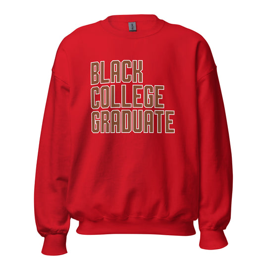 Black College Grad Sweatshirt